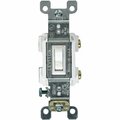 Leviton Residential Grade 15 Amp Toggle Single Pole Switch, White 205-RS115-WCP